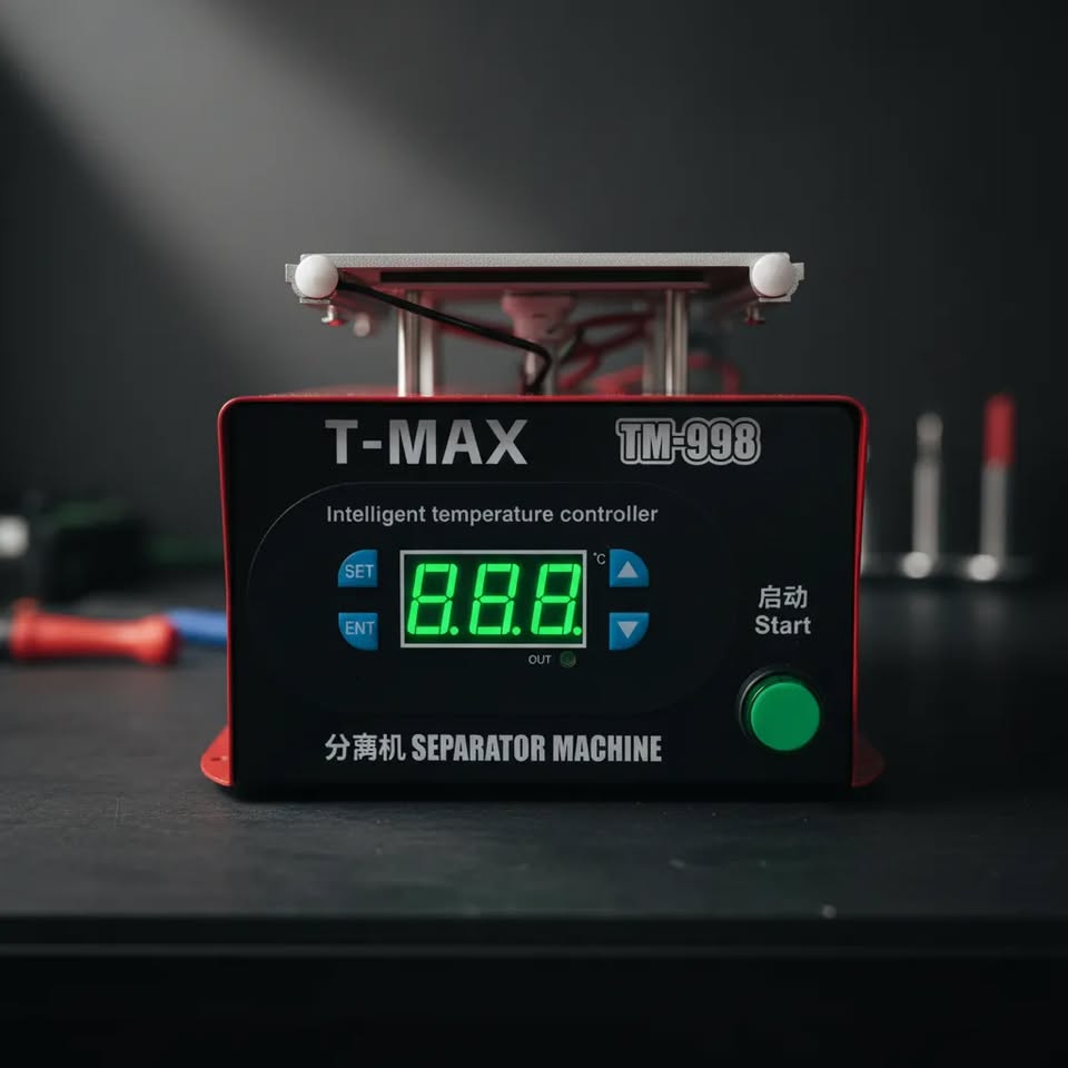 Plancha Separadora De Pantallas T-max 998 Con Bomba De Vacio