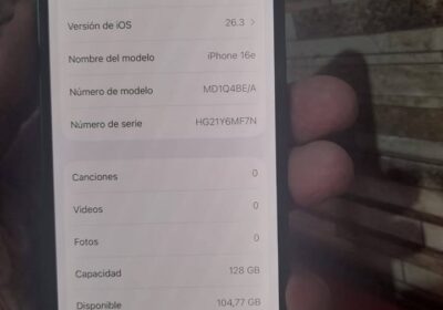 IPHONE 16e 128gb 100% a chip físico o esim oo ambos