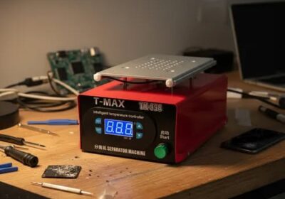 Plancha Separadora De Pantallas T-max 998 Con Bomba De Vacio