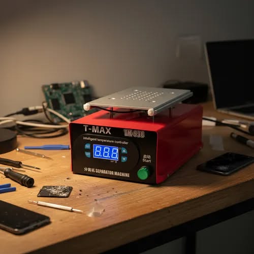 Plancha Separadora De Pantallas T-max 998 Con Bomba De Vacio