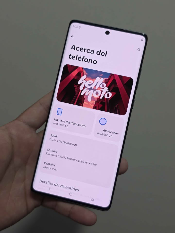 Moto G85 5g Libre esim para cualquier empresa 256gb de almacenamiento 8gb de ram