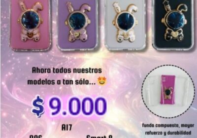 FUNDA SPEC CON CONEJO ASTRONAUTA