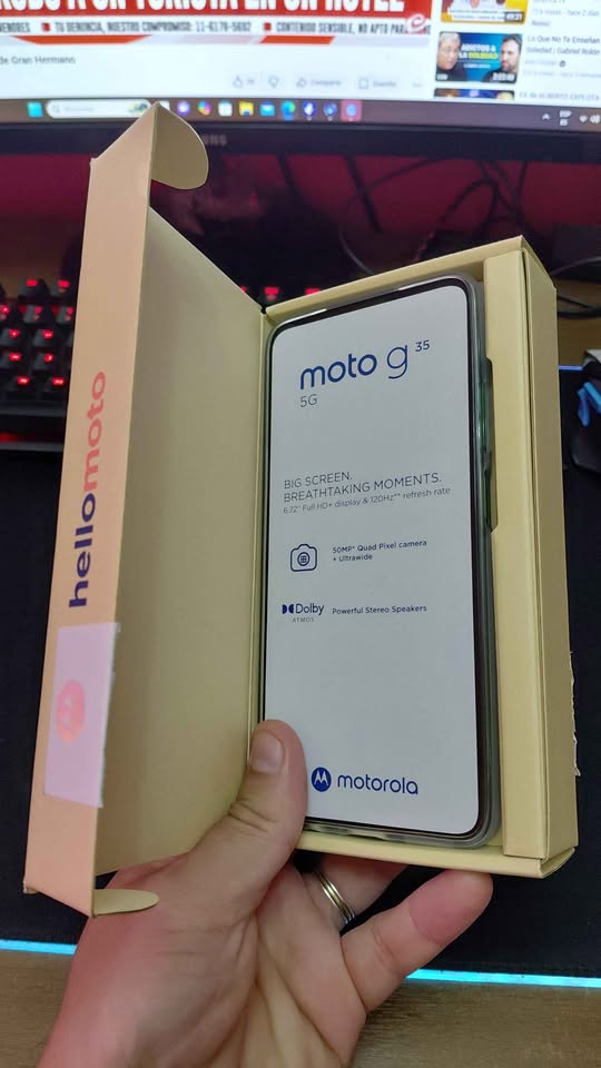 Moto G35 256/8 Nuevo Libre Permutas