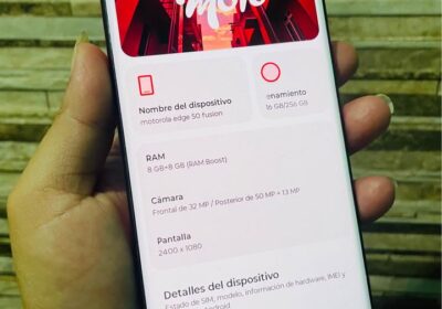 Moto edge 50 fusion 256 GB Libre a ESIM✅