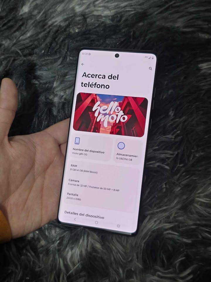 Motorola G85 5g Libre de fabrica para cualquier empresa 256gb de almacenamiento 8gb de ram