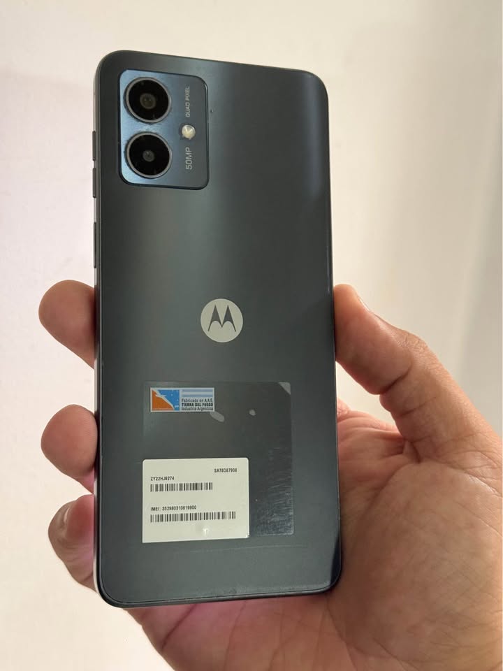 Vendo Motorola G14 libre 128gb 4ram huella IMPECABLE, NO PERMUTO