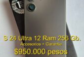 Samsung S 24 Ultra 12 Ram 256 Gb. Libre de Fabrica. Accesorios + Garantia.