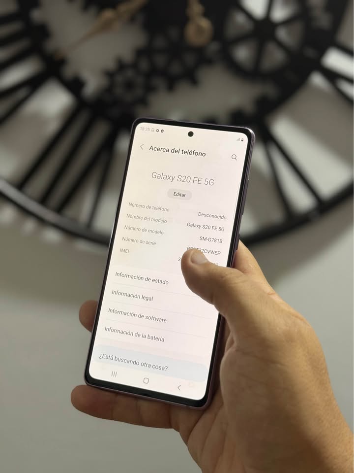 Vendo Samsung S20FE libre 128gb 6ram NFC impecable, NO PERMUTO