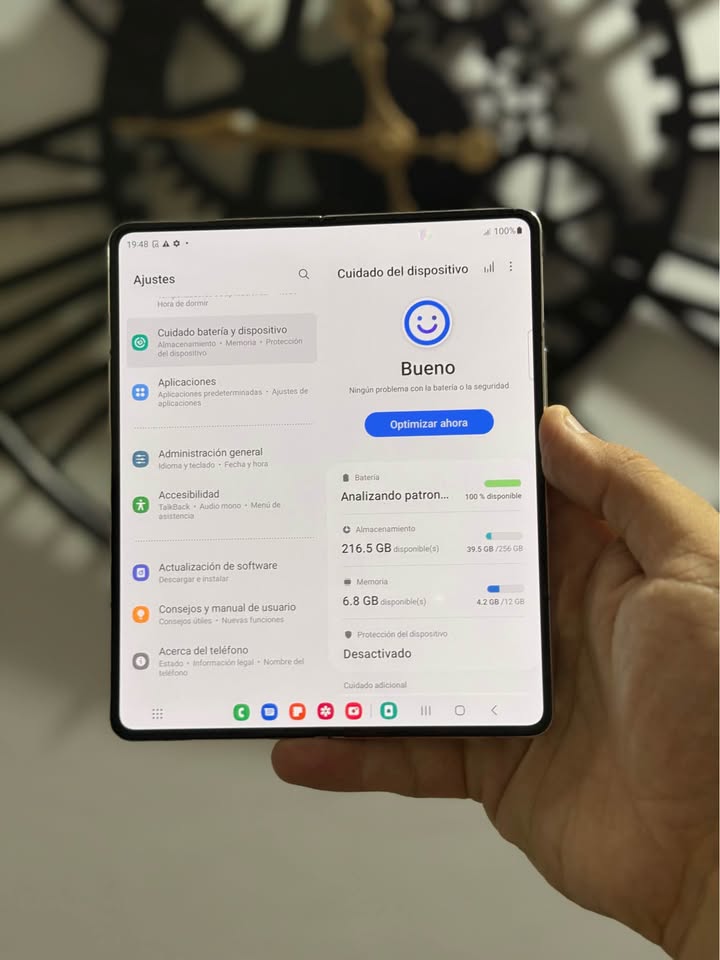 Vendo Samsung Z fold 4 libre 256gb 12ram impecable, NO PERMUTO