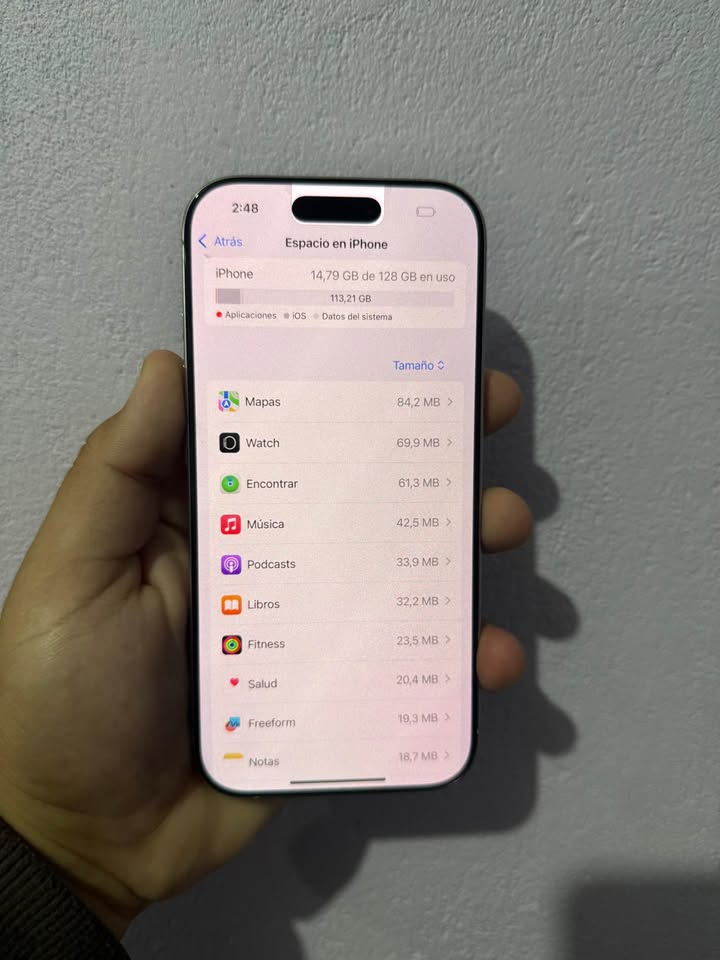 iPhone 16 Pro 128 GB Y 93% De Batería