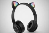 Auriculares Bluetooth Orejas Gatito RGB Oferta