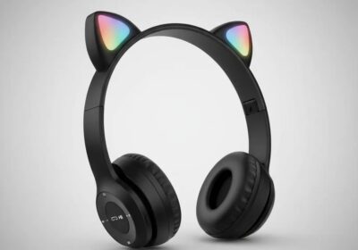 Auriculares Bluetooth Orejas Gatito RGB Oferta