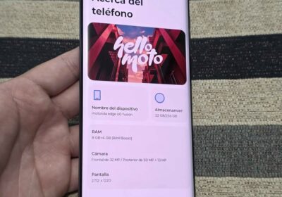 Motorola Edge 60 Fusión, Libre Esim Virtual, 256gb de almacenamiento y 8gb de ram