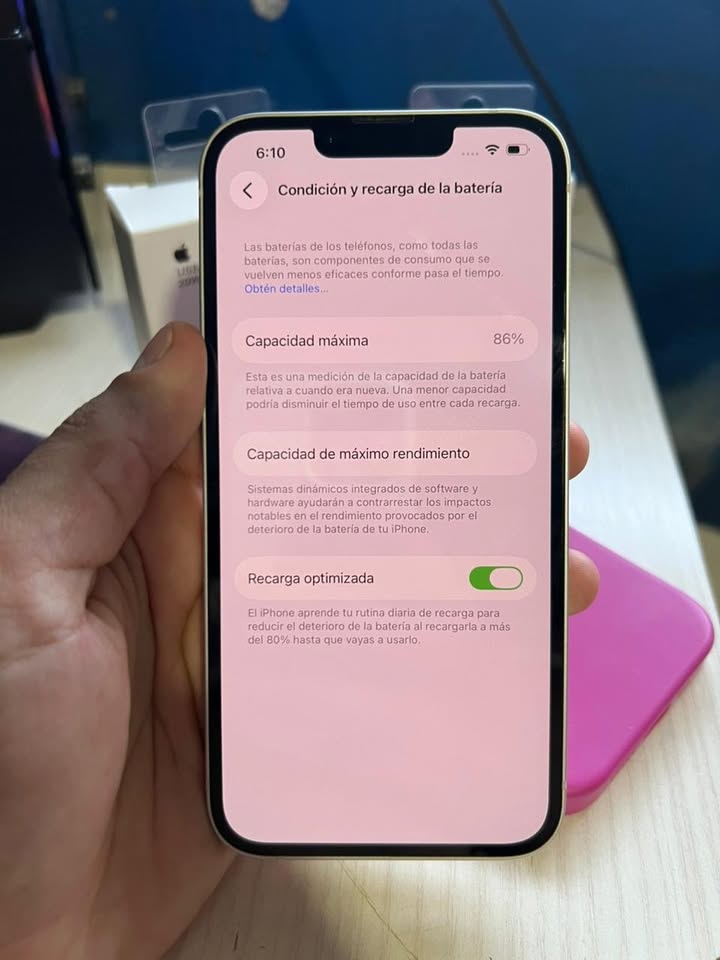 ULTIMO iphone 13 blanco 256gb 86% todo impecable