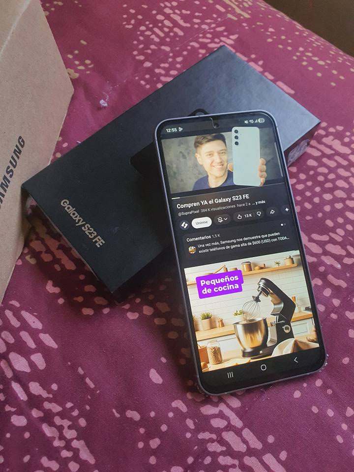 S23 Fe inmaculado por donde se lo vea