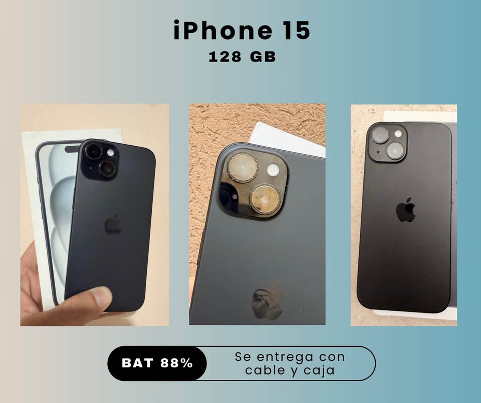 iPhone 15 de 128 gb