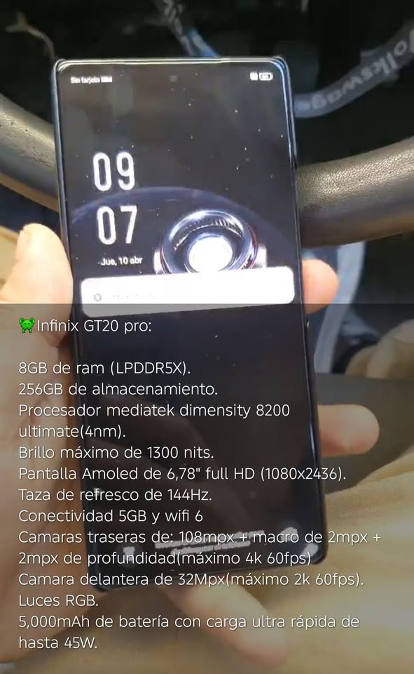 infinix gt20 pro 8/256