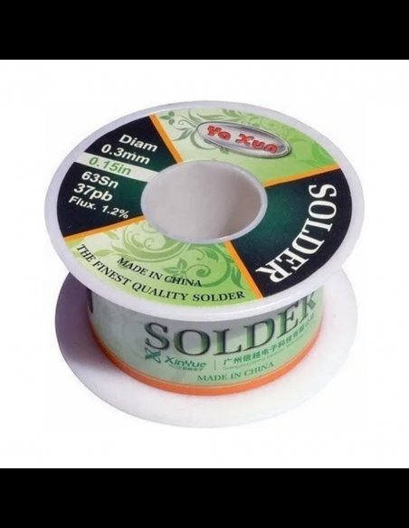 ESTAÑO EN ROLLO YAXUN 0.3MM 60/40