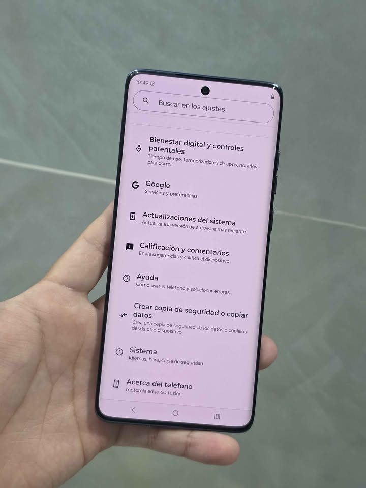 Motorola Edge 60 Fusión Libre Esim Para Cualquier Empresa 256gb De Almacenamiento 8gb +16gb De Ram