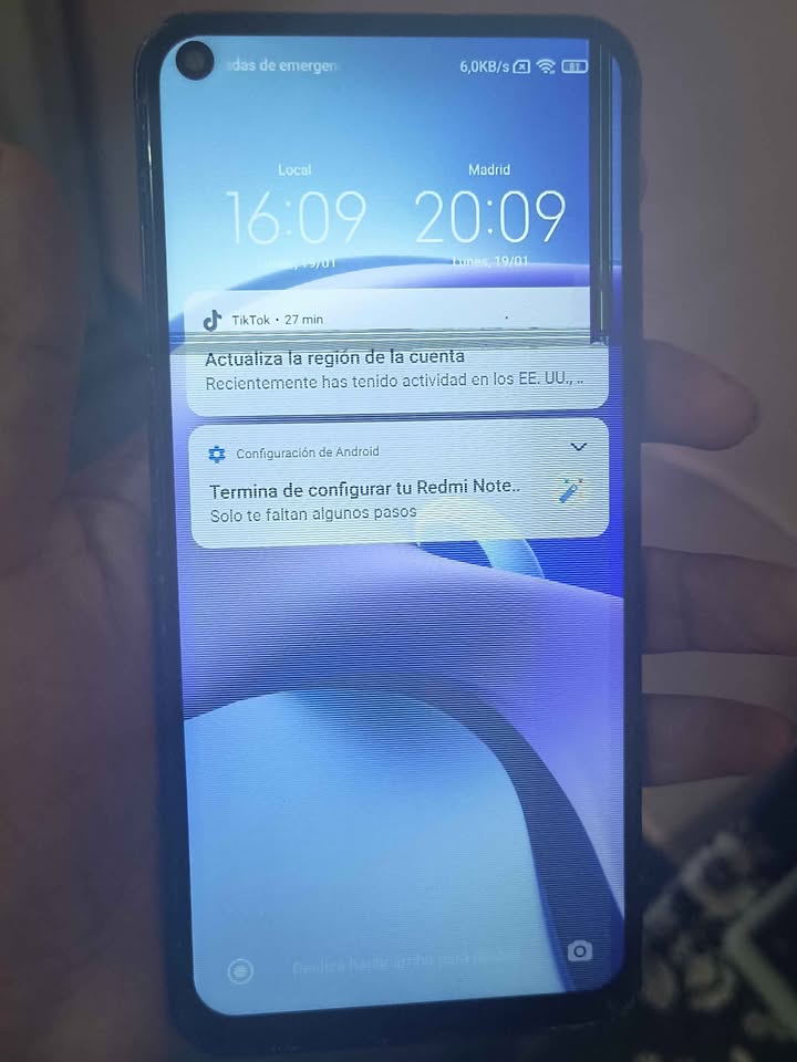 Redmi note 9t cambio modulo libre
