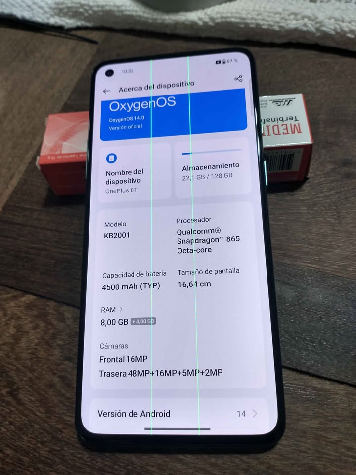 Oneplus 8t permuto o vendo leer