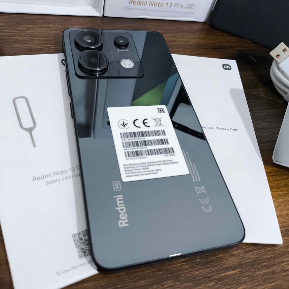 XIAOMI REDMI NOTE 13 PRO 5G DUAL SIM 8 GB RAM 256 GB ROM NEGRO