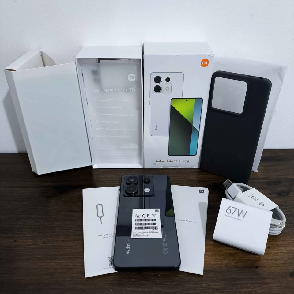 XIAOMI REDMI NOTE 13 PRO 5G DUAL SIM 8 GB RAM 256 GB ROM NEGRO