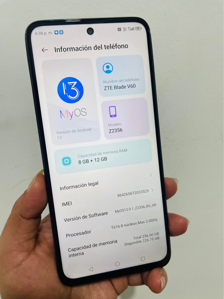 ZTE Blade V60 256 GB Libre ✅