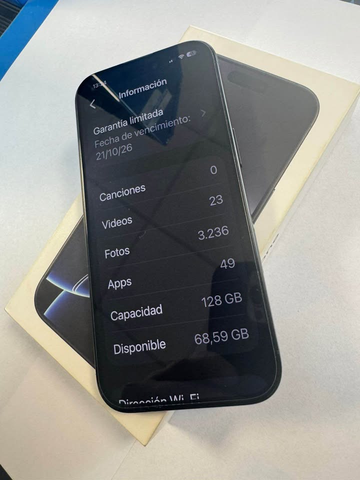 16 Pro 128gb 100% bat original