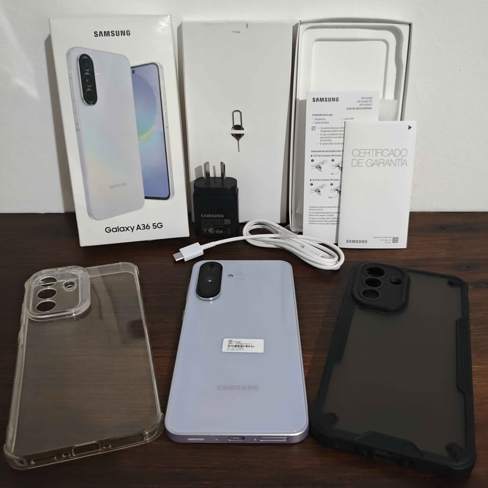 Samsung Galaxy A36 5G 8+256GB – ¡Igual a Nuevo + Full Combo! 🚀