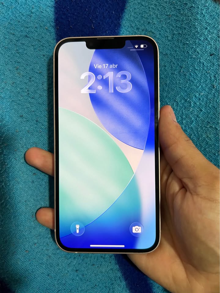 iPhone 13 ROSA 128gigas 87%