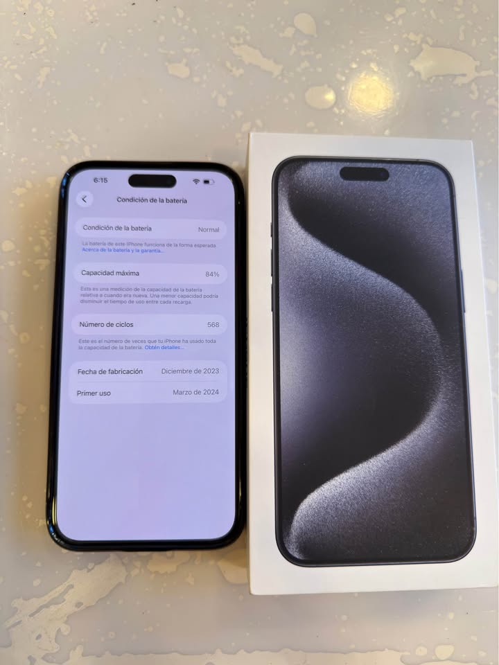 Iphone 15 Pro Max 256GB Blue Titanium