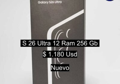 Samsung S 26 Ultra 12 Ram 256 Gb. Nuevo + Garantia.