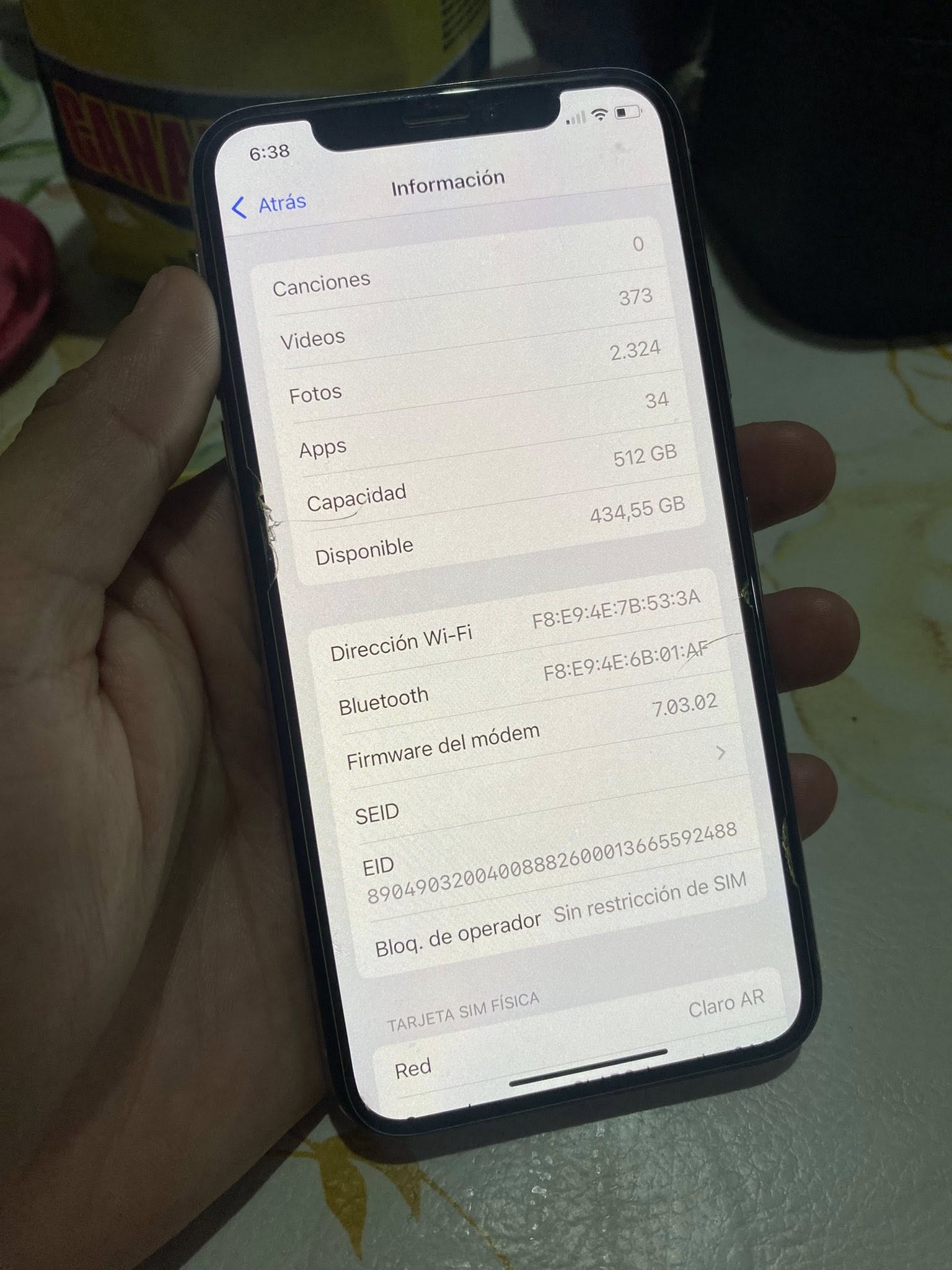 iPhone 11 black en caja 64gb 77% libre de todo sin detalles 250.000