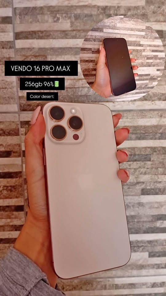 iPhone 16 pro Max 256gb 96% de batería, con caja $1.300.000 escucho ofertas