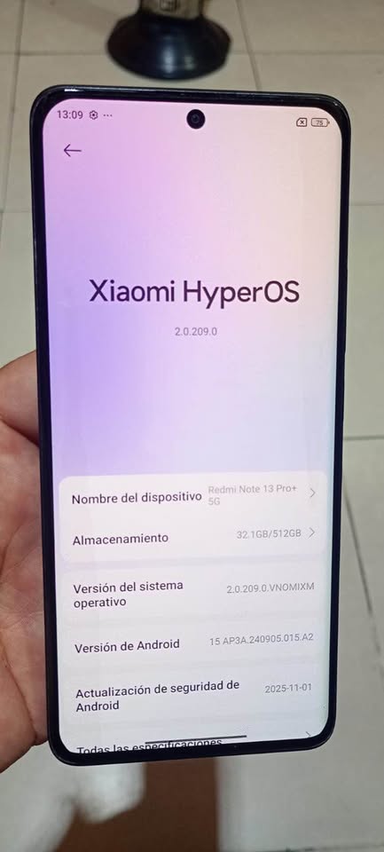 Redmi note 13 pro plus 5G 512 GB Libre ✅