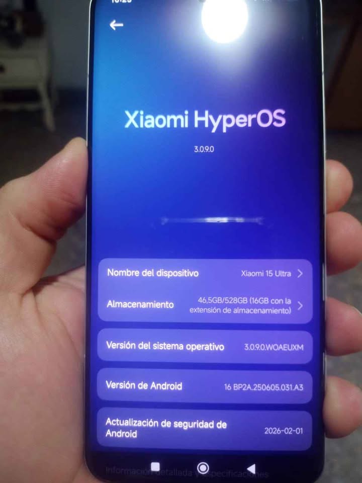 Xiaomi 15 Ultra 16/512 global en caja como nuevo.