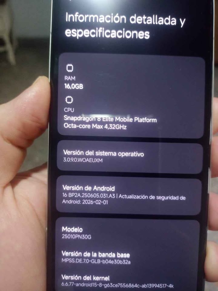 Xiaomi 15 Ultra 16/512 global en caja como nuevo.