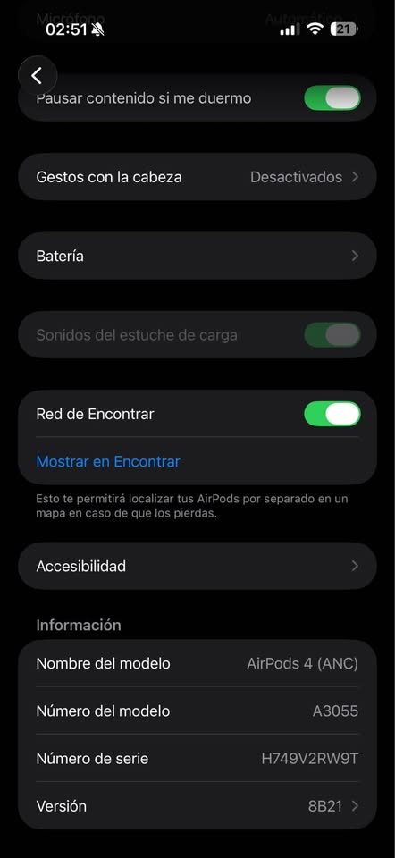 Airpods 4 con cancelacion de ruido