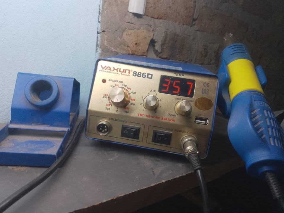 Vendo plancha y estación de solado doble
