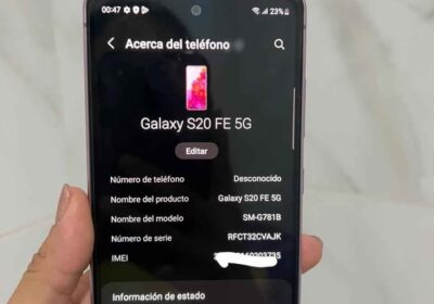 Samsung S20 Fe libre