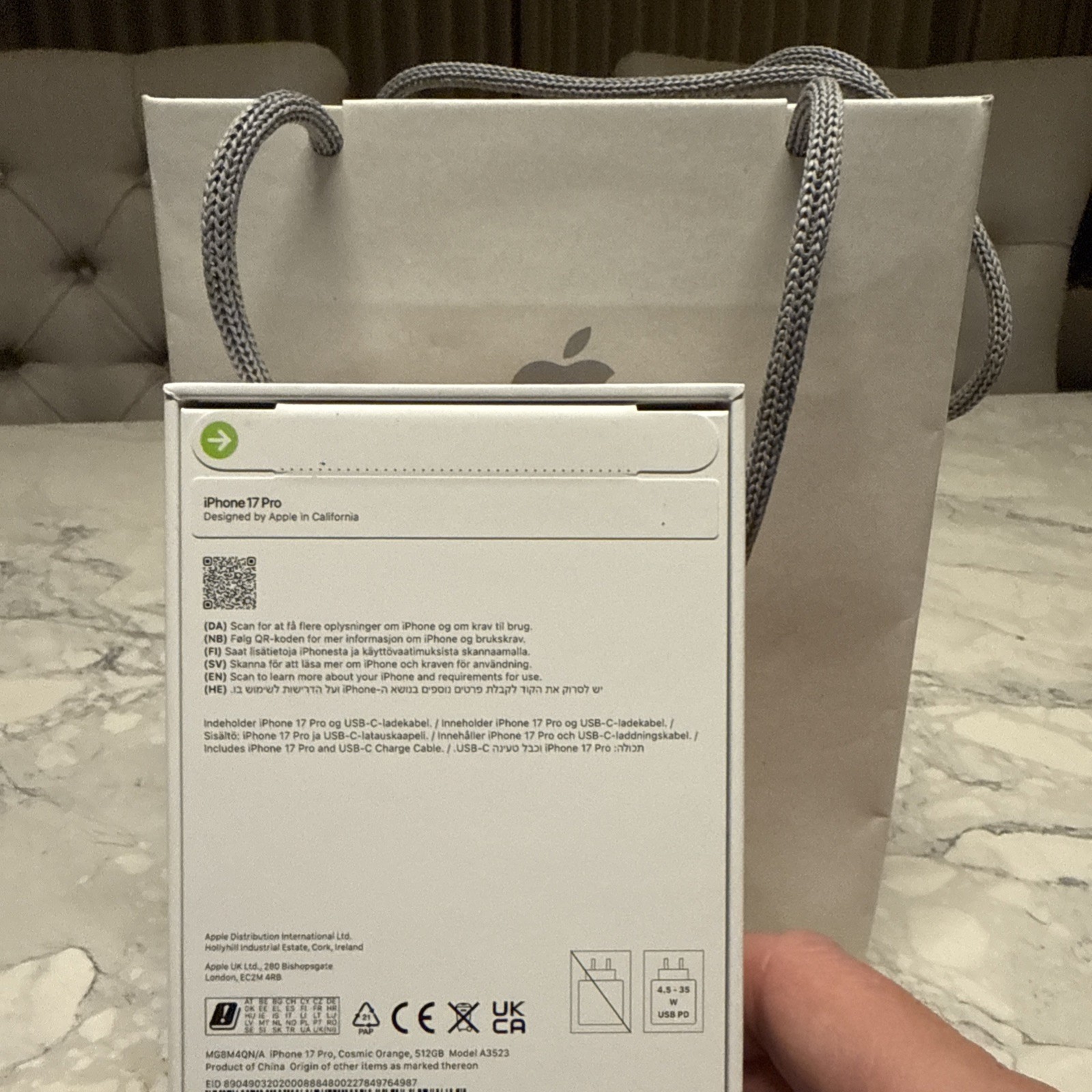 Apple iPhone 17 Pro 512GB 12GB RAM