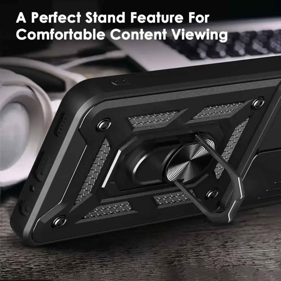 Funda Resistente Antigolpes para Xiaomi POCO F7 con Anillo magnético – Funda Rugged Armor