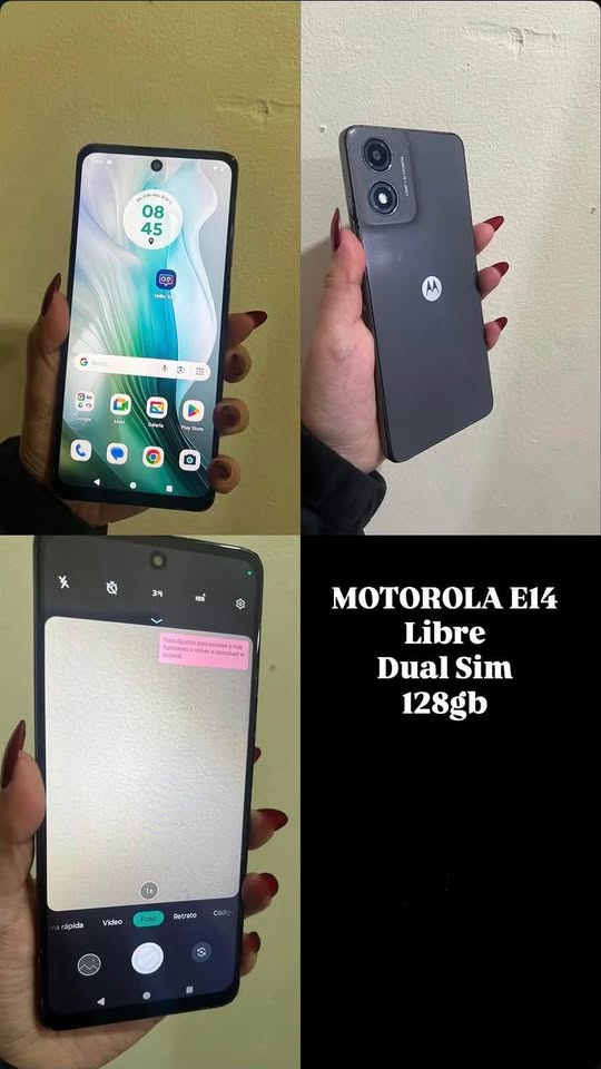 Vendo Motorola e14 libre sin detalles!