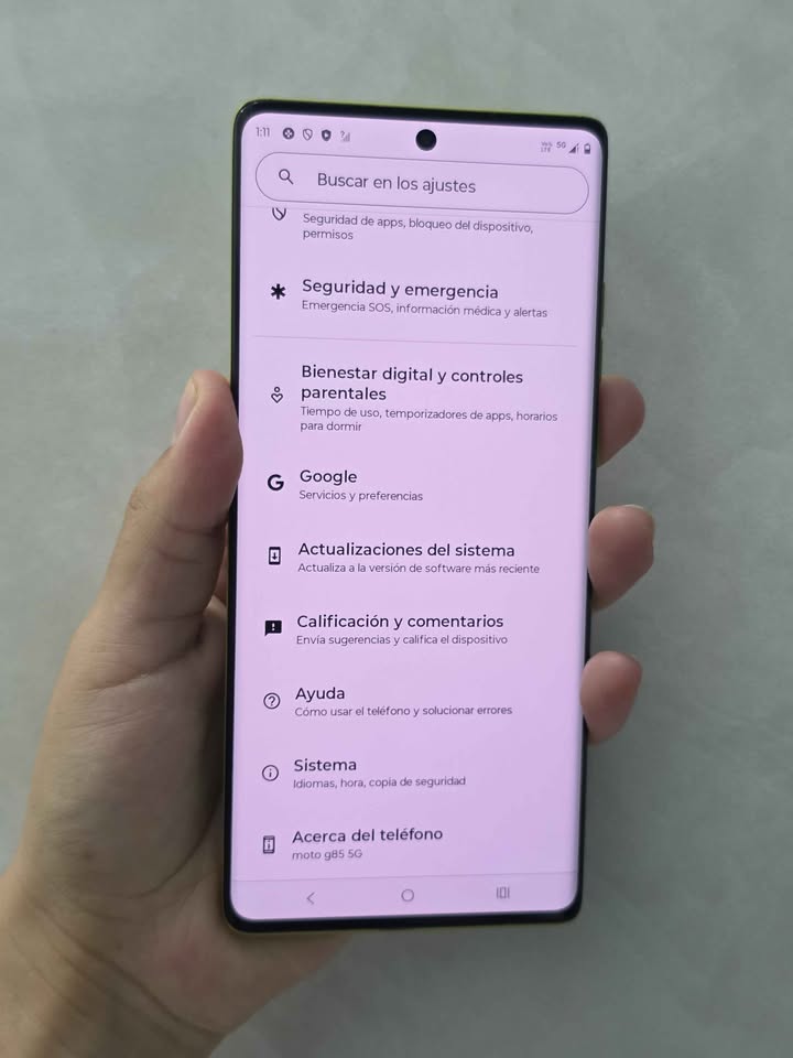 Motorola G85 5g Libre de fábrica, 256gb de almacenamiento 12gb de ram.
