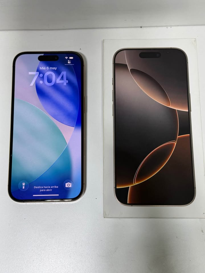 iPhone 16 pro 256gb esim 🍎📲 100% 🔋 único dueño un año de uso Cable y caja original