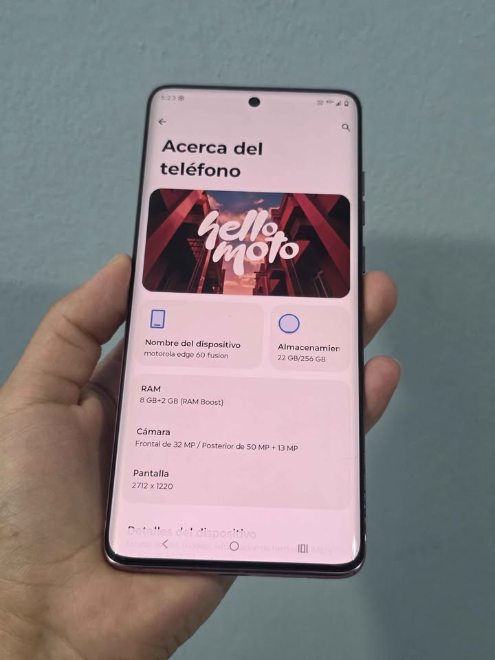 Motorola Edge 60 Fusión Libre de fábrica para cualquier empresa 256gb De Almacenamiento 8gb De Ram