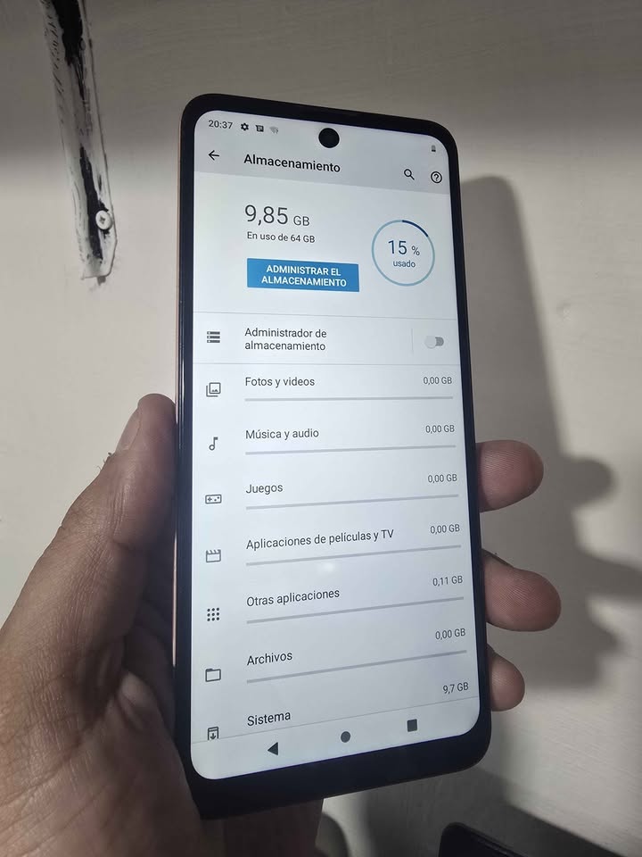 Motorola e40 📱de 64 GB 👌 Se retira por paternal !
