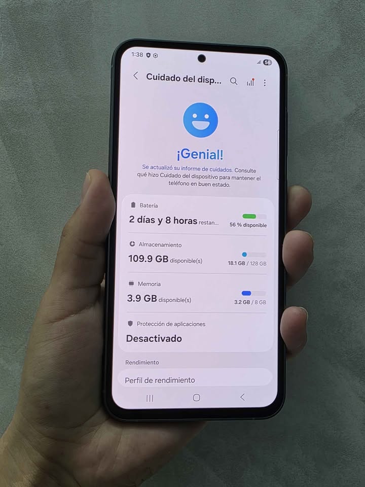 Samsung S23 FE Libre Esim, 128gb De Almacenamiento 8gb De Ram.