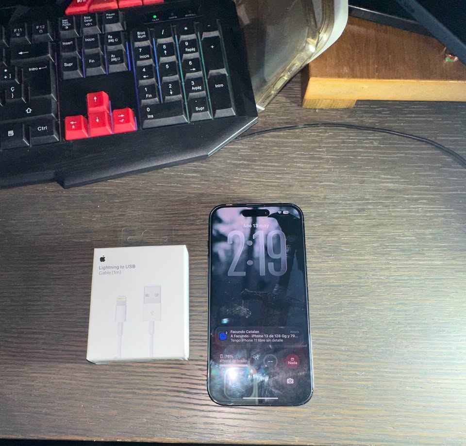 iPhone 14 Pro de 128 Gg y 92 de batería libre